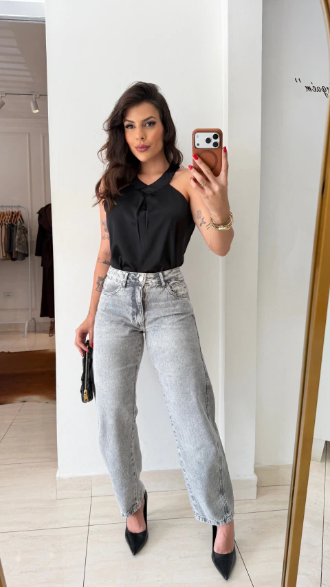 Blusa Cetim Dri