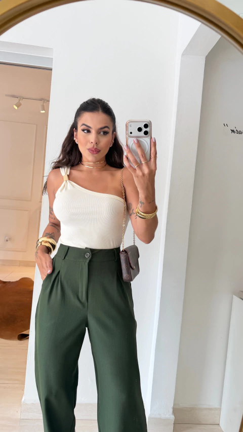 Blusa Um Ombro Só Melina